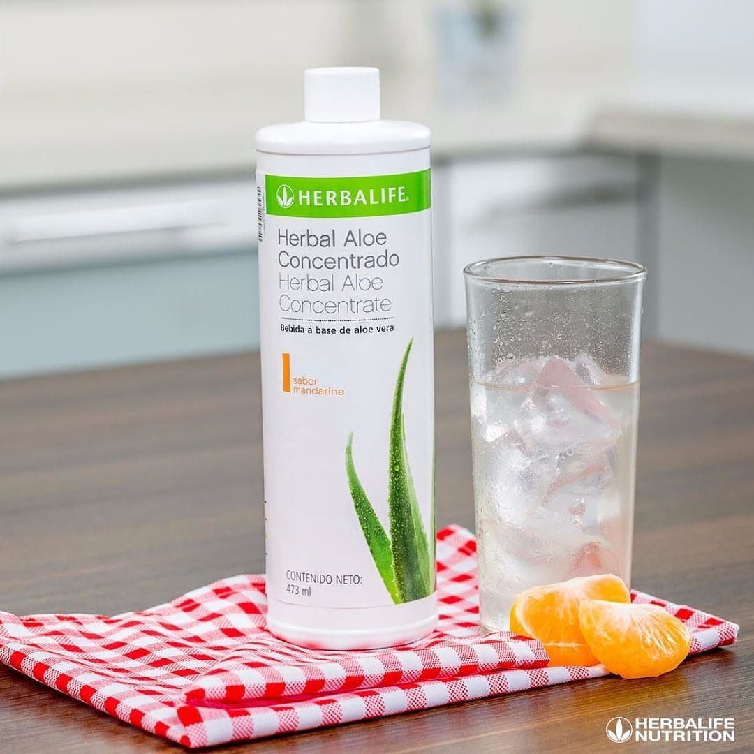 Herbal Aloe Concentrado sabor Mandarina 473 ml Hay que intentarlo
